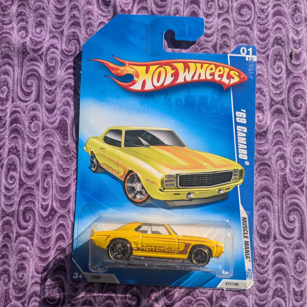 Hot Wheels Yellow Die-Cast Muscle Car